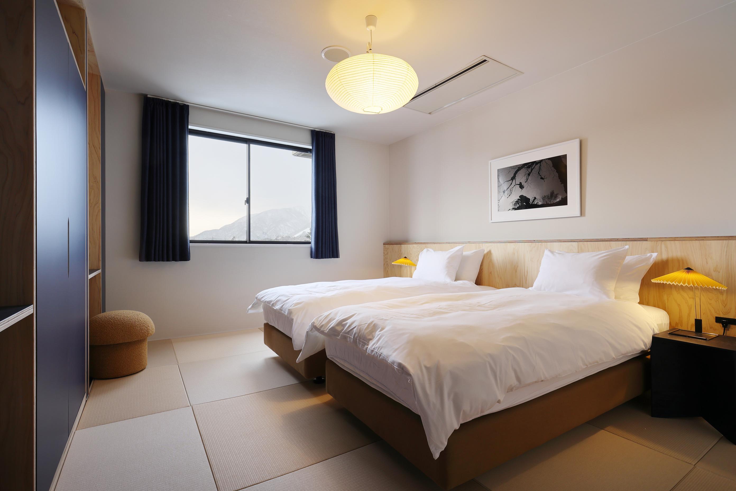 Interior of a hotel bedroom